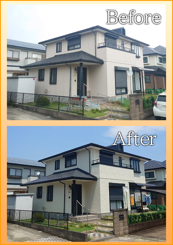 常陸太田市 外壁塗装工事